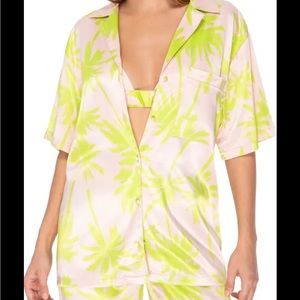 AFRM shirt and bra set